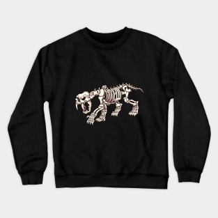 Sabertooth Skeleton Crewneck Sweatshirt